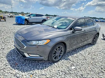 2018 Ford Fusion 3FA6P0LU5JR274211 Lot 60917736