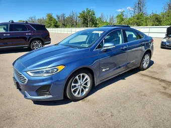 2019 Ford Fusion 3FA6P0MU0KR208245 Lot 58629646