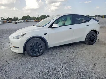 2021 Tesla Model Y Long 5YJYGDEE9MF102513 Lot 59623886