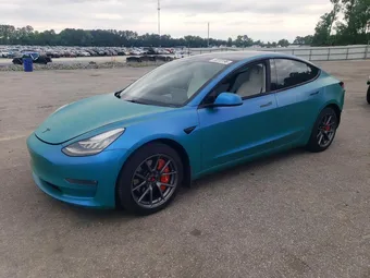 2021 Tesla Model 3 5YJ3E1EB0MF837014 Lot 53233196