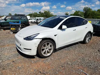 2021 Tesla Model Y 5YJYGDEE0MF070096 Lot 57522786