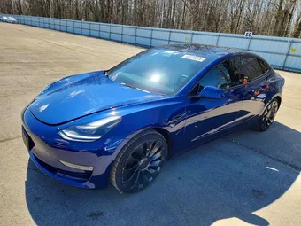 2022 Tesla Model 3 5YJ3E1EC1NF268636 Lot 42038016