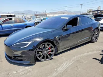 2021 Tesla Model S 5YJSA1E43MF423380 Lot 55716416