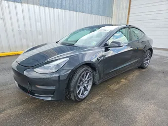 2022 Tesla Model 3 5YJ3E1EA9NF187673 Lot 60488536