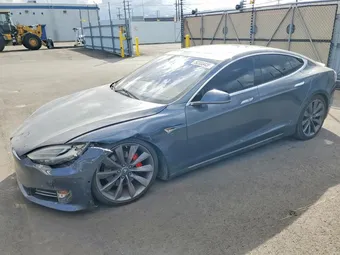 2016 Tesla Model S 5YJSA1E43GF141454 Lot 52333436