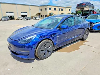 2022 Tesla Model 3 5YJ3E1EAXNF186659 Lot 55137526