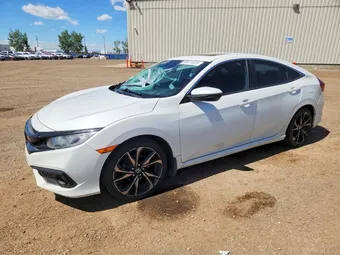 2019 Honda Civic 2HGFC2F80KH029847 Lot 60875626