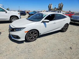 2019 Honda Civic 2HGFC2F8XKH605170 Lot 59009666