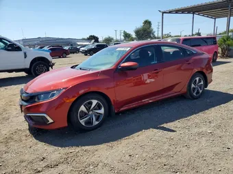 2019 Honda Civic 19XFC2F61KE200212 Lot 61351606