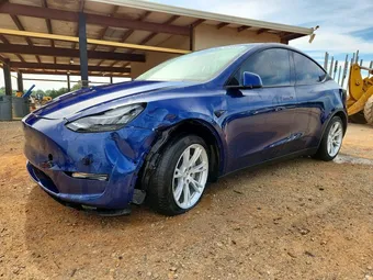 2021 Tesla Model Y Long 5YJYGDEE7MF066756 Lot 58614536