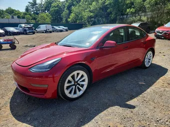 2022 Tesla Model 3 5YJ3E1EA5NF187783 Lot 60953616