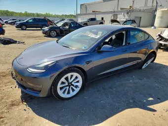2022 Tesla Model 3 5YJ3E1EB6NF129352 Lot 56177486
