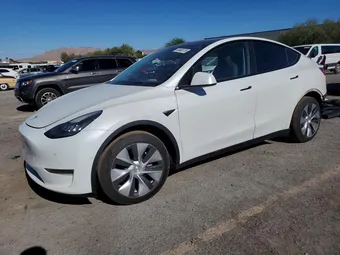 2021 Tesla Model Y Long 5YJYGDEE9MF160332 Lot 58400176