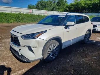 2021 Toyota Highlander 5TDEBRCH4MS052286 Lot 56261876