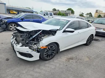 2018 Honda Civic 2HGFC2F75JH550214 Lot 57087006