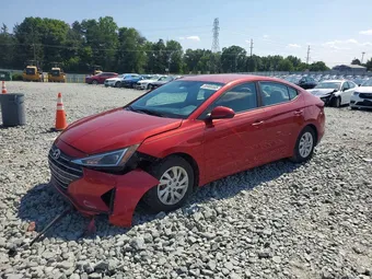 2019 Hyundai Elantra 5NPD74LFXKH442147 Lot 85986565