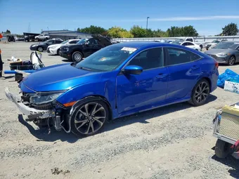 2021 Honda Civic 2HGFC2F80MH537884 Lot 58747316
