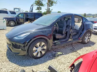 2021 Tesla Model Y Long 5YJYGDEEXMF105419 Lot 53331326