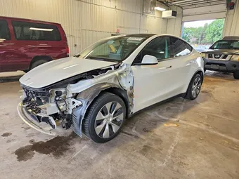 2020 Tesla Model Y 5YJYGDEEXLF032129 Lot 60312516
