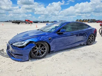 2021 Tesla Model S 5YJSA1E60MF454393 Lot 56999946