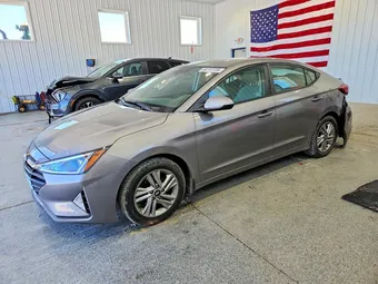 2020 Hyundai Elantra KMHD84LFXLU072110 Lot 58392226