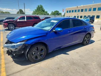 2021 Hyundai Elantra 5NPLM4AGXMH000441 Lot 57204876