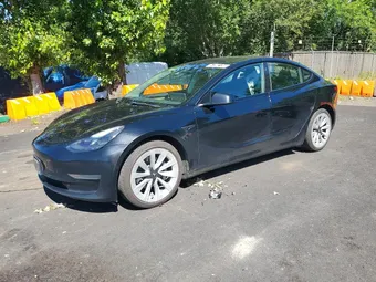 2022 Tesla Model 3 5YJ3E1EA4NF371726 Lot 57202136