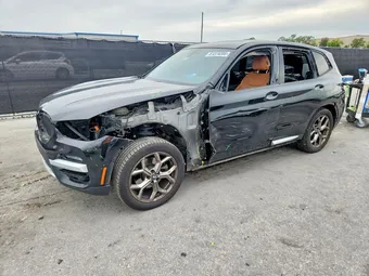 2021 BMW X3 5UXTY3C08M9E19932 Lot 61374206