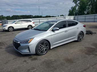 2020 Hyundai Elantra KMHD04LB2LU085101 Lot 57305126