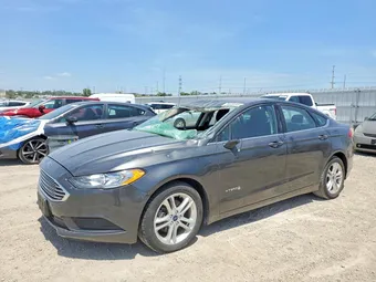 2018 Ford Fusion 3FA6P0LU0JR208844 Lot 54830346