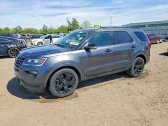 2019 Ford Explorer 1FM5K8GT1KGA53326 Lot 54430056