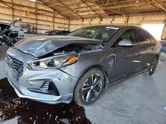 2019 Hyundai Sonata Hybrid KMHE34L30KA085148 Lot 59655116