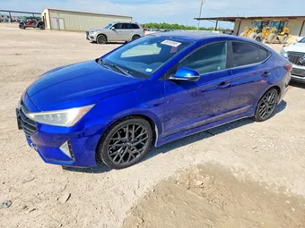 2019 Hyundai Elantra KMHD04LB8KU871144 Lot 55353066