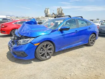 2020 Honda Civic 19XFC2F81LE205557 Lot 58476336