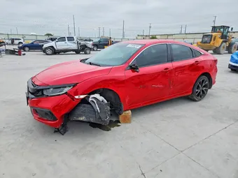 2019 Honda Civic 2HGFC2F88KH552503 Lot 51808306