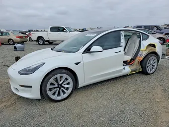 2022 Tesla Model 3 5YJ3E1EA6NF154968 Lot 57087046
