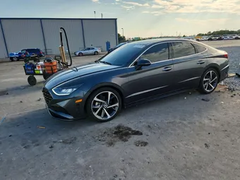 2021 Hyundai Sonata 5NPEJ4J20MH117743 Lot 61532186