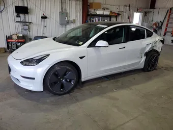 2022 Tesla Model 3 5YJ3E1EA2NF112071 Lot 55313336