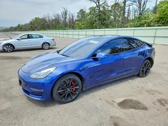 2021 Tesla Model 3 5YJ3E1EC9MF870487 Lot 58104446
