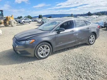 2018 Ford Fusion 3FA6P0LU1JR277655 Lot 62070646