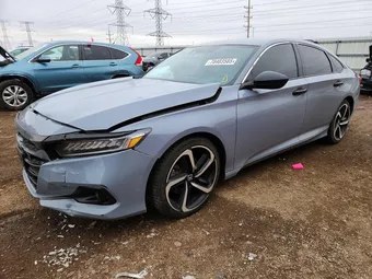 2021 Honda Accord 1HGCV1F49MA091477 Lot 78403585
