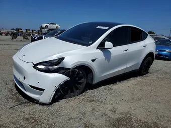 2022 Tesla Model Y 7SAYGDEE6NF371069 Lot 56977486
