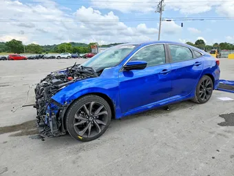 2020 Honda Civic 2HGFC2F80LH564792 Lot 59178396