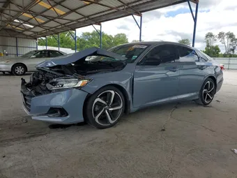 2021 Honda Accord 1HGCV1F30MA100395 Lot 58448546