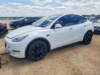2021 Tesla Model Y 5YJYGDEE3MF199305 Lot 53006136