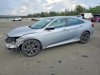 2019 Honda Civic 2HGFC2F8XKH593022 Lot 62492686