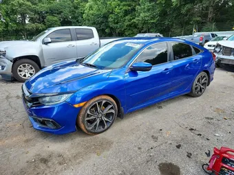 2020 Honda Civic 2HGFC2F86LH520215 Lot 60743546
