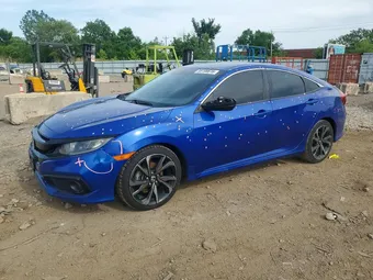 2020 Honda Civic 2HGFC2F80LH549189 Lot 55198616