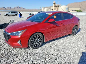 2019 Hyundai Elantra KMHD04LB9KU890494 Lot 85971095