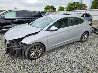 2019 Hyundai Elantra 5NPD84LFXKH435258 Lot 56487266